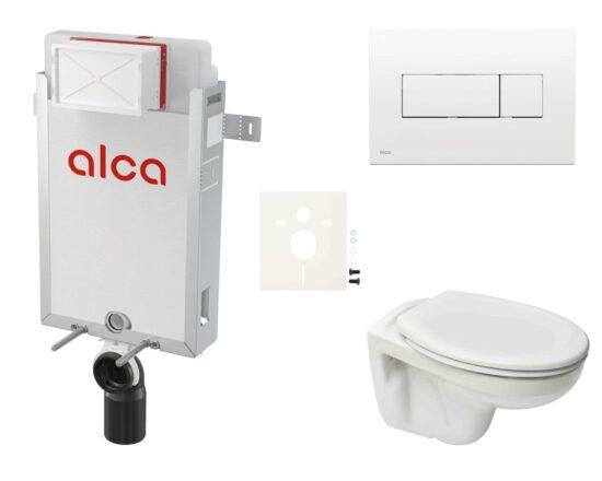 Cenově zvýhodněný závěsný WC set Alca k zazdění + WC S-Line S-line Pro SIKOAP4