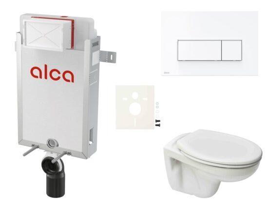 Cenově zvýhodněný závěsný WC set Alca k zazdění + WC S-Line S-line Pro SIKOAP7