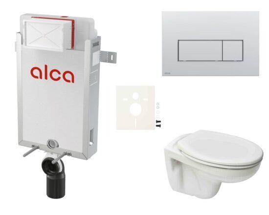 Cenově zvýhodněný závěsný WC set Alca k zazdění + WC S-Line S-line Pro SIKOAP9