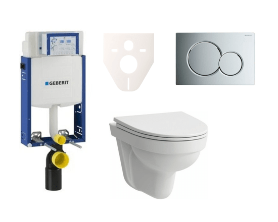 Cenově zvýhodněný závěsný WC set Geberit k zazdění + WC Laufen Laufen Pro Nordic SIKOGE2H2