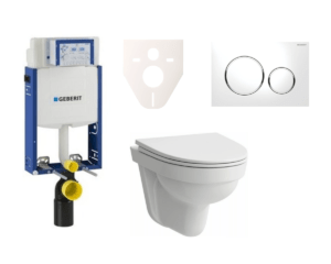 Cenově zvýhodněný závěsný WC set Geberit k zazdění + WC Laufen Laufen Pro Nordic SIKOGE2H4