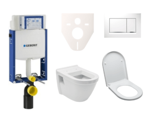 Cenově zvýhodněný závěsný WC set Geberit k zazdění + WC VitrA Integra vč. sedátka SIKOGE2V5