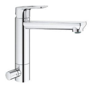 Dřezová baterie Grohe BauLoop s uzavíracím ventilem chrom 31713000