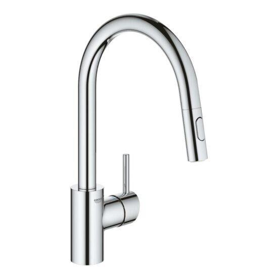 Dřezová baterie Grohe Concetto New s vytahovací sprškou chrom 31483002