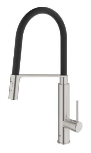 Dřezová baterie Grohe Concetto New s vytahovací sprškou supersteel 31491DC0