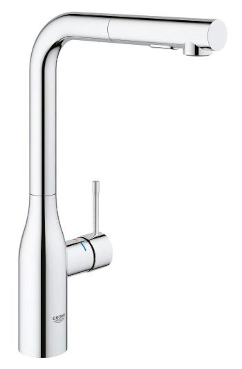 Dřezová baterie Grohe Essence New s vytahovací sprškou chrom 30270000