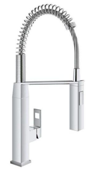 Dřezová baterie Grohe Eurocube s výpustí chrom 31395000