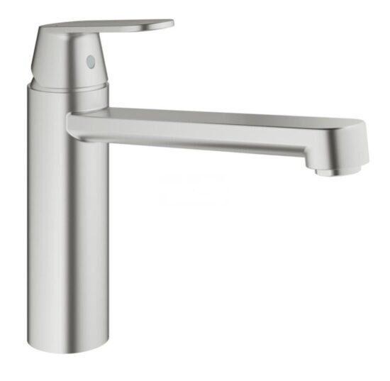 Dřezová baterie Grohe Eurosmart Cosmopolitan s otočným raménkem supersteel 30193DC0