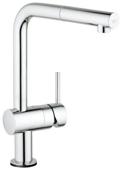 Dřezová baterie Grohe Minta Touch s vytahovací sprškou chrom 31360001