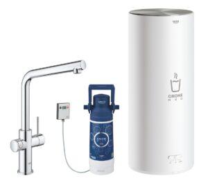 Dřezová baterie Grohe Red s výpustí chrom 30325001