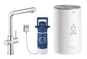 Dřezová baterie Grohe Red s výpustí chrom 30327001