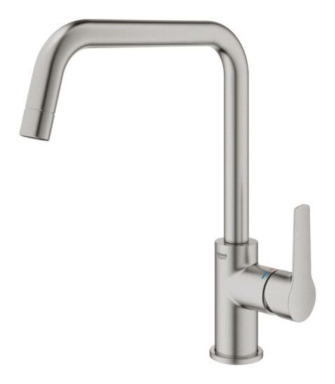 Dřezová baterie Grohe Start s otočným ramínkem supersteel 30470DC0