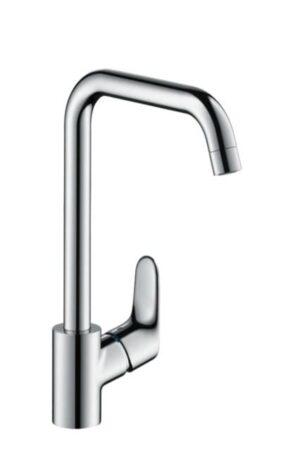 Dřezová baterie Hansgrohe Focus M41 s otočným ramínkem chrom 31820000