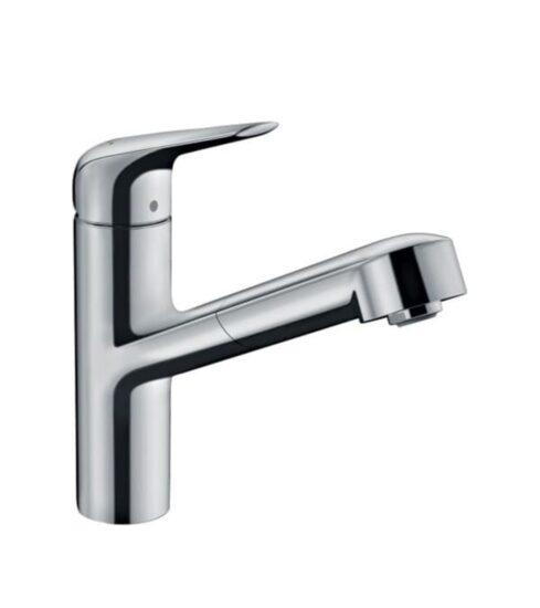 Dřezová baterie Hansgrohe Focus M42 s vytahovací sprškou chrom 71814000