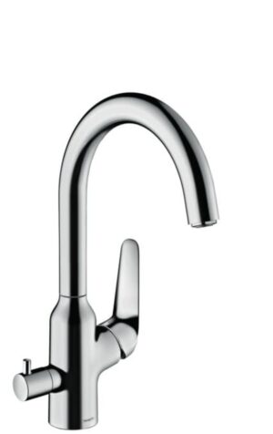 Dřezová baterie Hansgrohe Focus s uzavíracím ventilem chrom 71803000