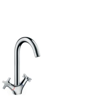 Dřezová baterie Hansgrohe Logis s otočným ramínkem chrom 71283000