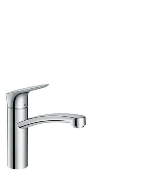 Dřezová baterie Hansgrohe Logis s otočným ramínkem chrom 71860000