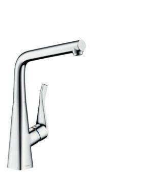 Dřezová baterie Hansgrohe Metris s otočným ramínkem chrom 14782000