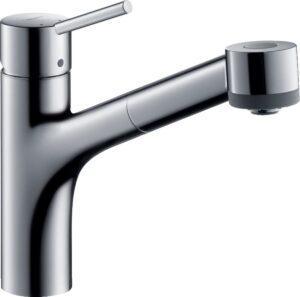 Dřezová baterie Hansgrohe Talis M52 nízkotlaká s vytahovací sprškou