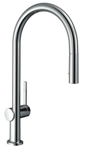 Dřezová baterie Hansgrohe Talis M54 s vytahovací sprškou chrom 72801000