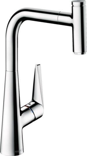 Dřezová baterie Hansgrohe Talis Select M51 s vytahovací sprškou chrom 72821000