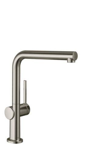 Dřezová baterie Hansgrohe Talis s otočným ramínkem vzhled nerezu 72840800