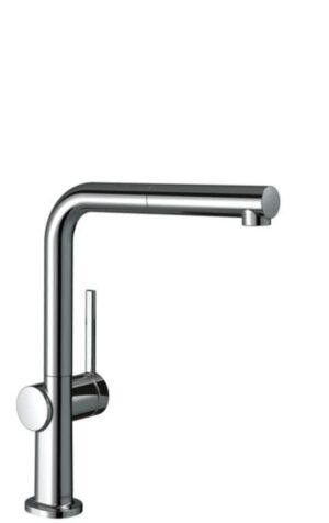 Dřezová baterie Hansgrohe Talis s vytahovací sprškou chrom 72845000