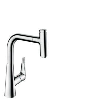 Dřezová baterie Hansgrohe Talis s vytahovací sprškou chrom 73852000