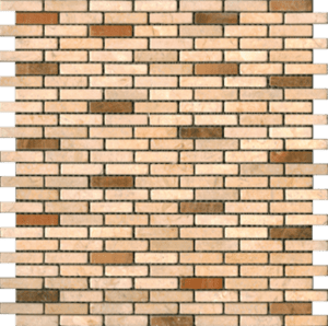 Kamenná mozaika Premium Mosaic Stone béžová 29x30 cm mat STMOS1040CRW