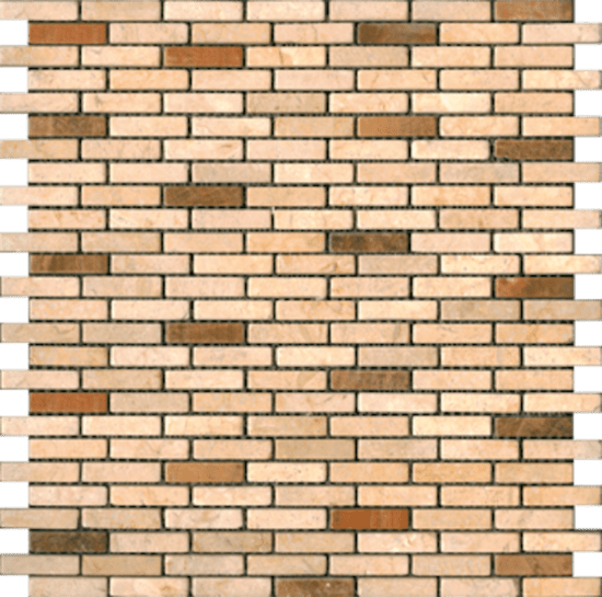 Kamenná mozaika Premium Mosaic Stone béžová 29x30 cm mat STMOS1040CRW