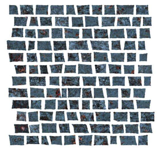 Mozaika Cir Metallo nero 30x30 cm mat 1062376