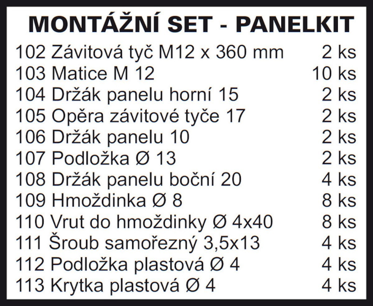 Ravak Panelkit SABINA 90 B2E000000N