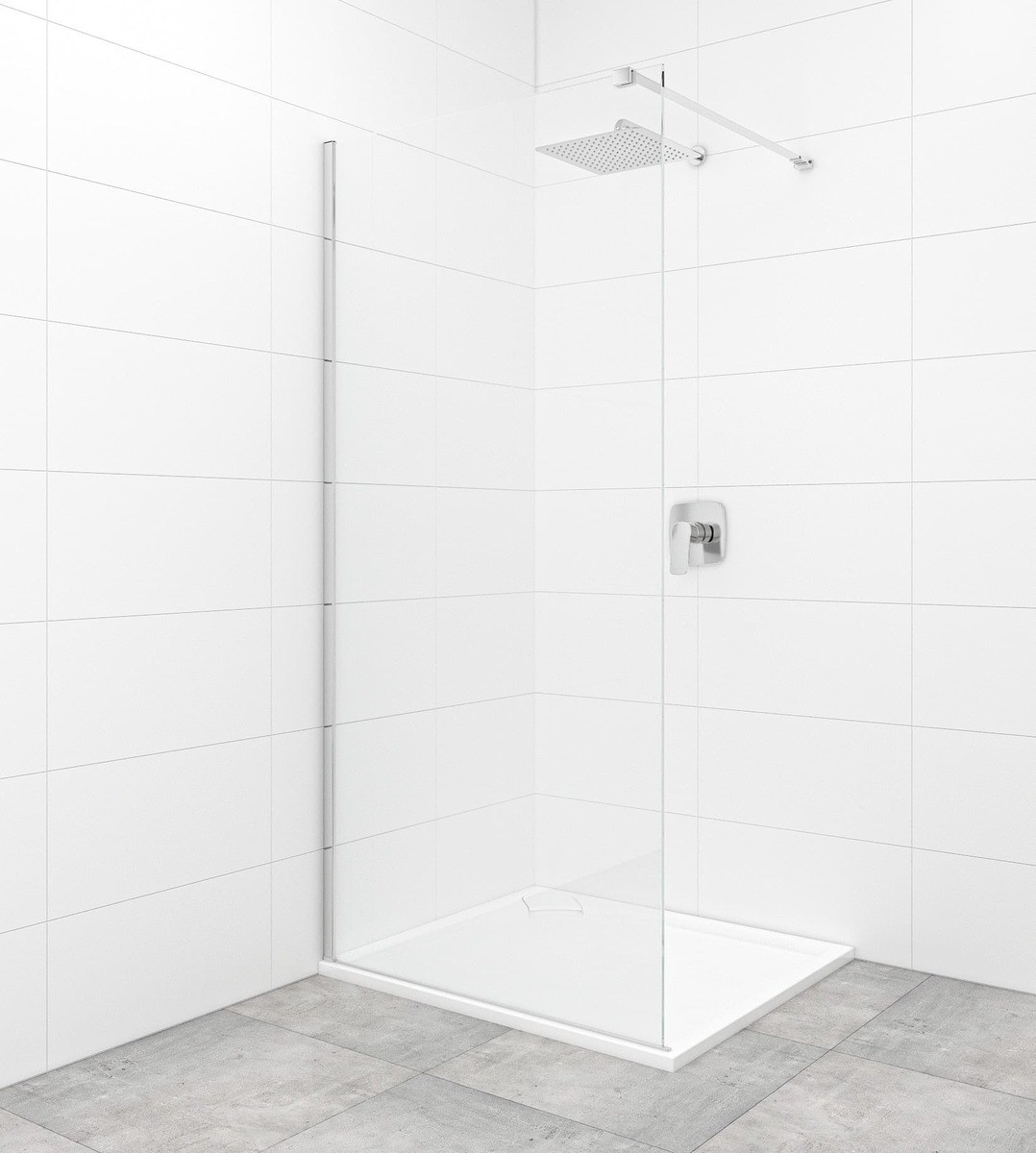 Sprchová zástěna Walk-in 120 cm SAT SIKOWI120