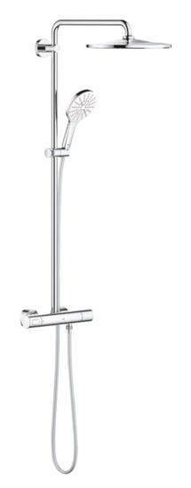 Sprchový systém Grohe Rainshower SmartActive na stěnu s termostatickou baterií měsíční bílá 26647LS0