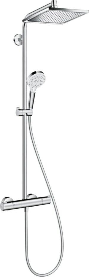 Sprchový systém Hansgrohe Crometta E na stěnu s termostatickou baterií chrom 27281000