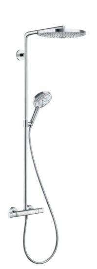 Sprchový systém Hansgrohe Raindance Select S na stěnu s termostatickou baterií bílá/chrom 27133400