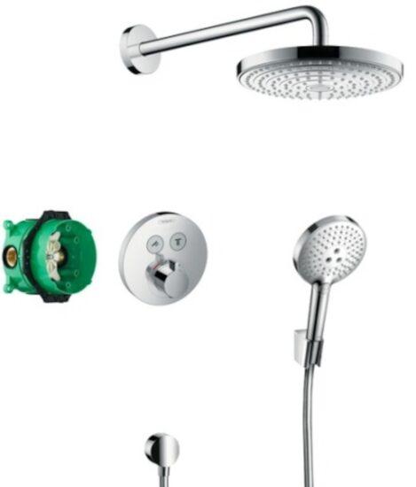 Sprchový systém Hansgrohe Raindance Select včetně podomítkového tělesa chrom 27297000