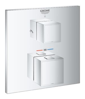 Termostat Grohe Grohtherm Cube bez podomítkového tělesa chrom 24154000