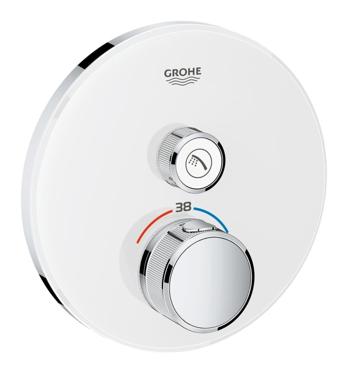 Termostat Grohe Smart Control s termostatickou baterií Moon White