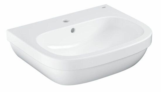 Umyvadlo Grohe Euro Ceramic 60x48 cm alpská bílá otvor pro baterii uprostřed 3933500H