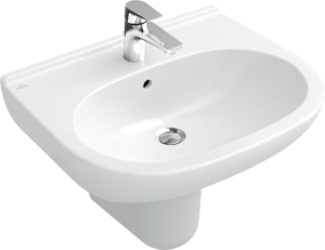 Umyvadlo Villeroy & Boch O.Novo 60x49 cm otvor pro baterii uprostřed 51606001