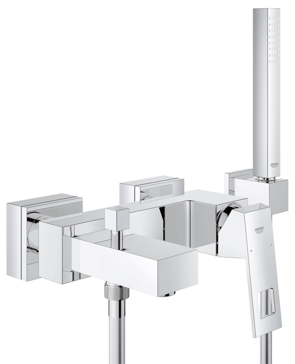 Vanová baterie Grohe Eurocube se sprchovým setem chrom 23141000