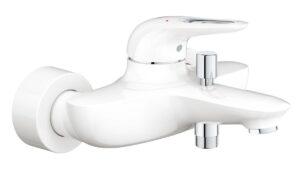 Vanová baterie Grohe Eurostyle New s výpustí Moon White / chrom 33591LS3