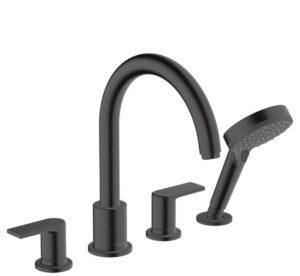 Vanová baterie Hansgrohe Vernis Shape se sprchovým setem černý mat 71459670