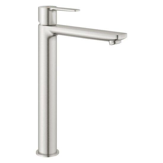 Vysoká umyvadlová baterie Grohe Lineare bez výpusti supersteel 23405DC1