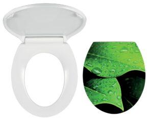 Wc prkénko Novaservis duroplast bílá/zelená WC/SOFTNATURE