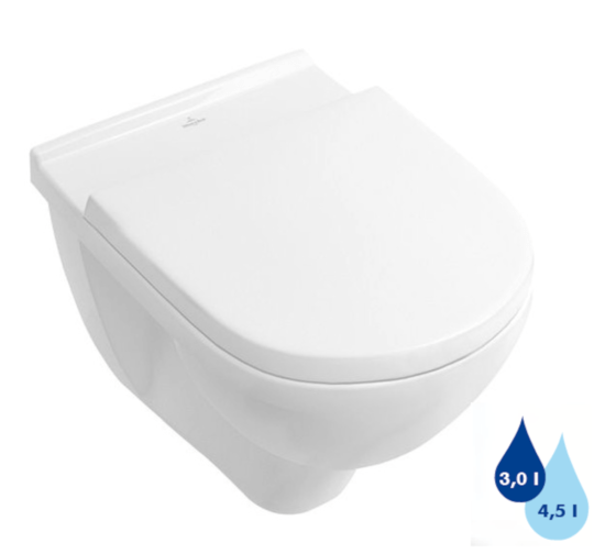 Wc závěsné Villeroy & Boch O.Novo zadní odpad 56601001