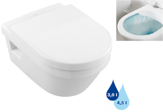 Wc závěsné Villeroy & Boch Omnia Architectura zadní odpad 5684R001