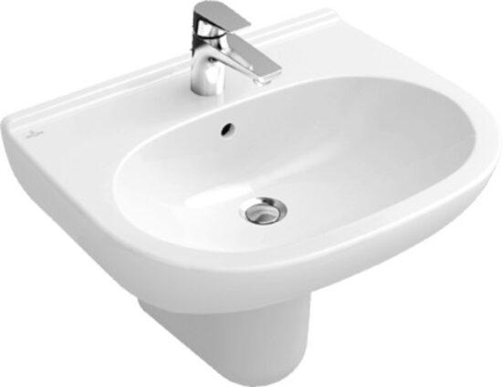 Závěsné umyvadlo Villeroy & Boch O.Novo 55x45 cm alpská bílá 51605601