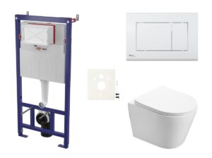 Závěsný WC set do lehkých stěn / předstěnová SAT Infinitio SIKOSSIN20K